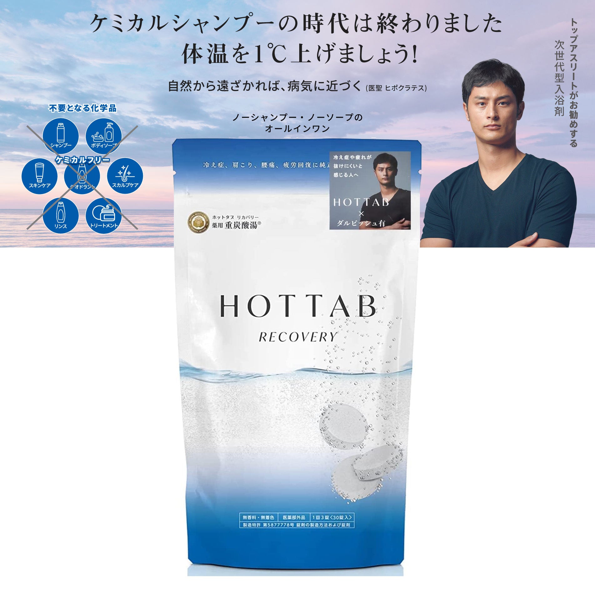 HOT TAB RECOVERY ホットタブリカバリー 90錠2袋セット 薬用HOT TAB RECOVERY 30錠 | ケッズオンラインショップ