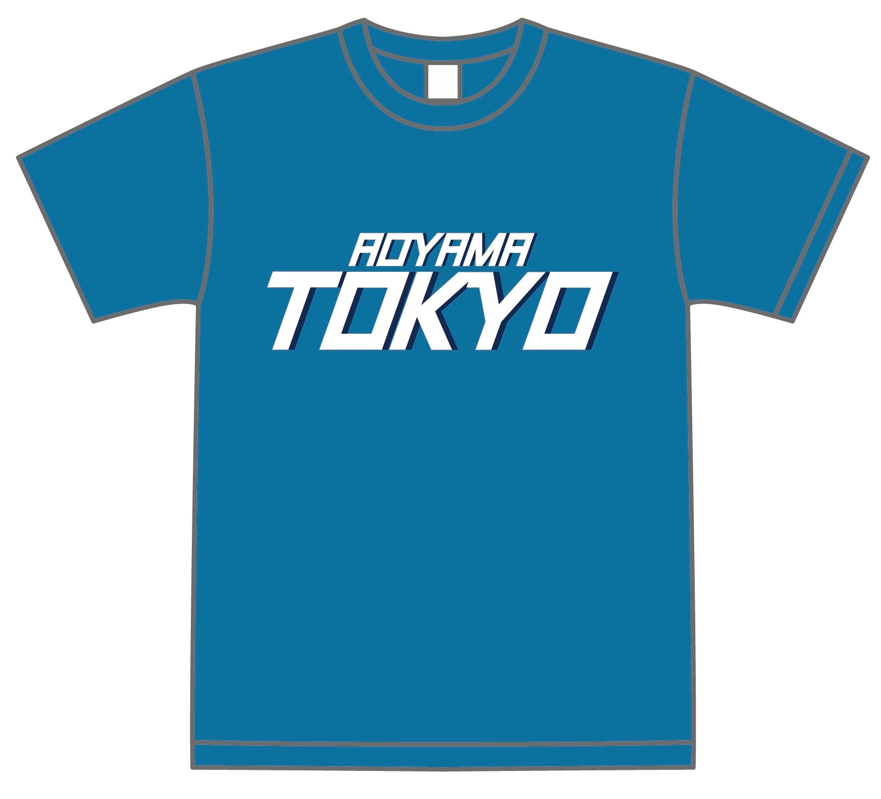Yam Tokyo Tシャツ ブルー カモフラロゴ Yam Tokyo Tシャツ ブルー カモフラロゴ yam_tokyo ¥AM Tシャツ M